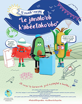 Cover of the booklet in Mayan language