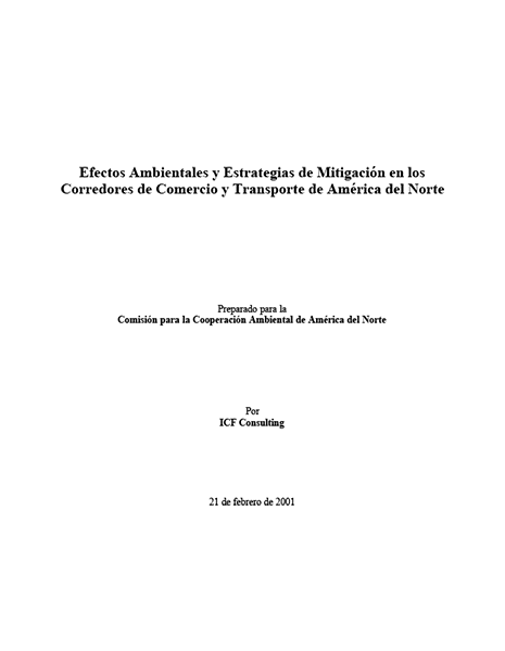 North American Trade and Transportation Corridors