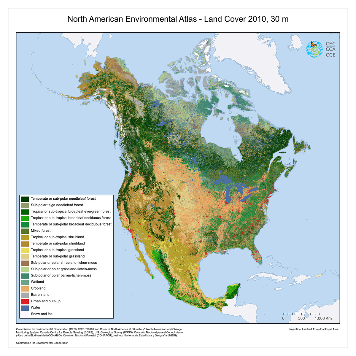 CEC Atlas Map