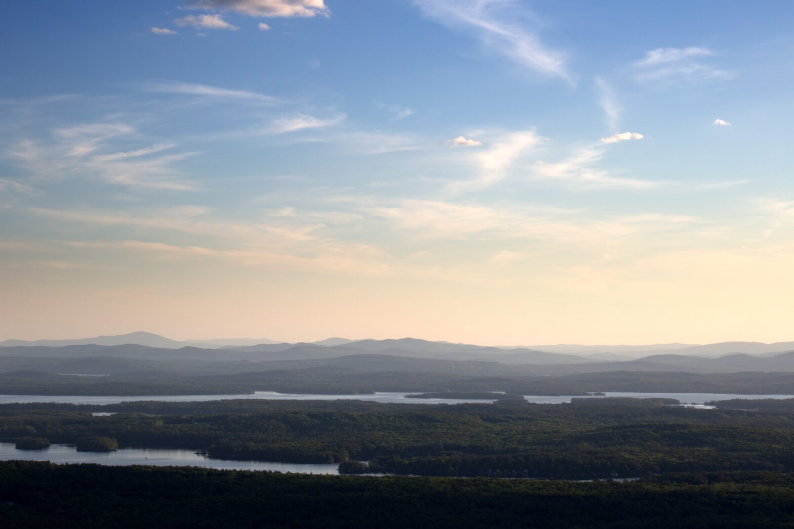 Landscape photo of a river and mountains - NAPECA project