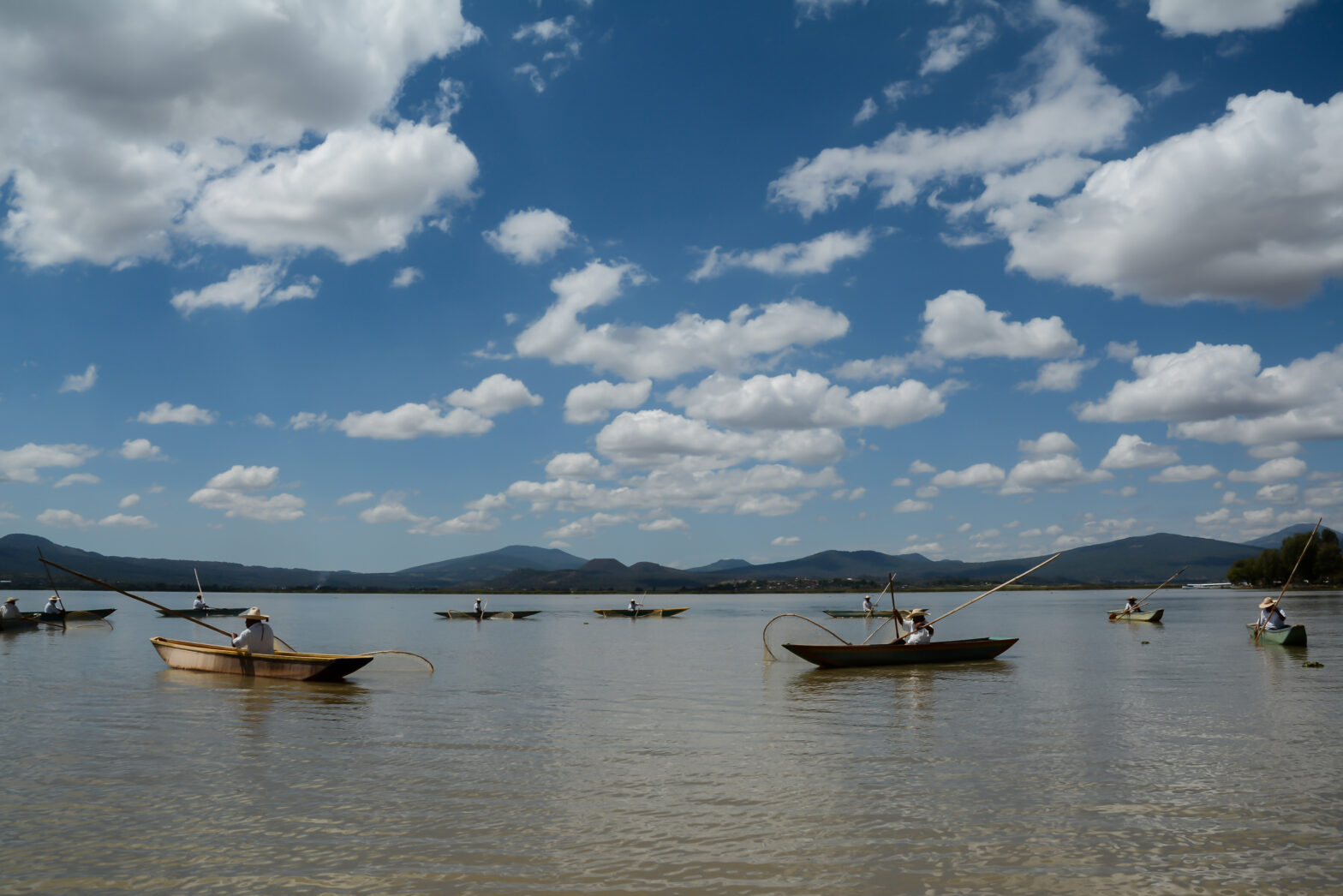 Fishermen in Lake Patzcuaro - NAPECA Project