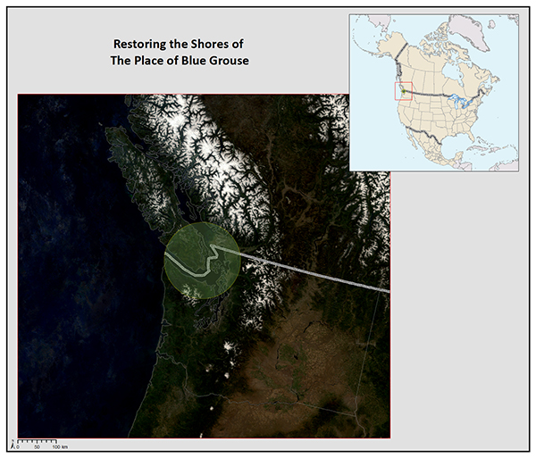 Satellite Map of Tod Inlet