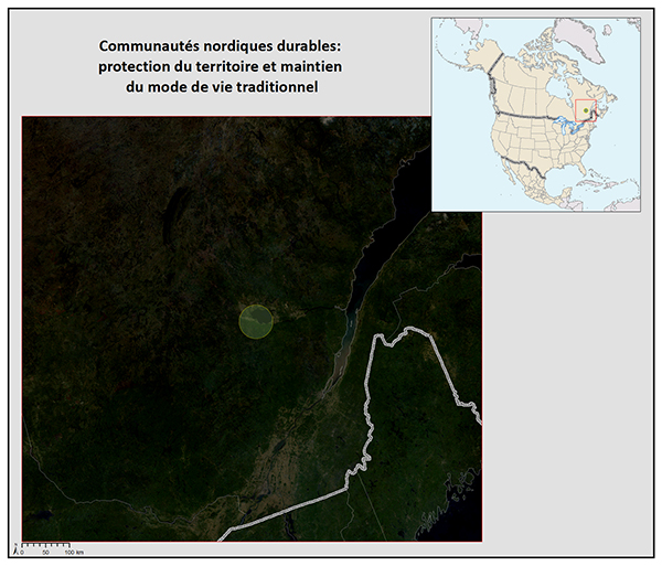 Satellite map for Northern Communities