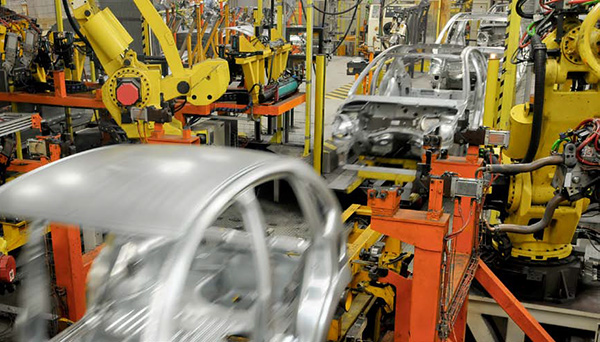 Auto factory assembly line - Supply Chain