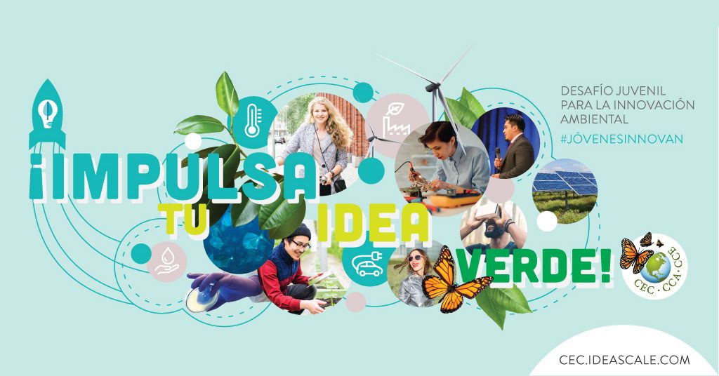 ¡Impulsa tu idea verde! Poster for the 2018 Youth Innovation Challenge