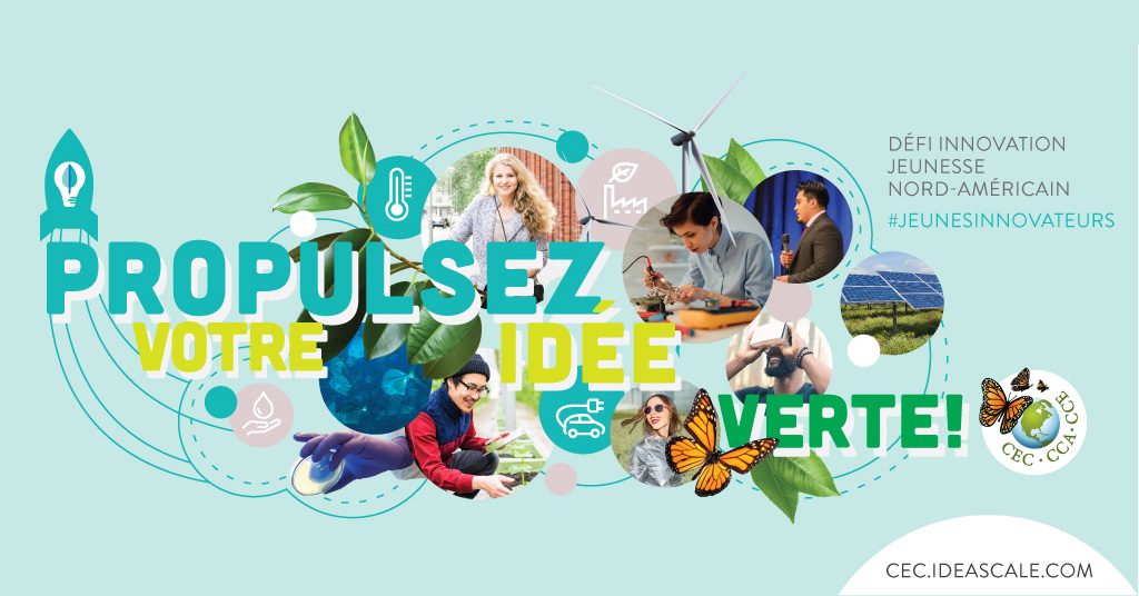 Propulsez votre idée verte! Poster for the 2018 Youth Innovation Challenge