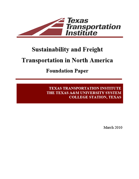 Sustainability and Freight Transportation in North America