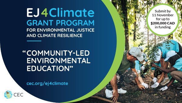 Poster for EJ4Climate Grant Program 2022