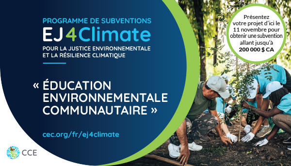 Poster for EJ4Climate Grant Program 2022