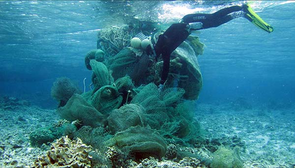 Diver working on Ghost Gear - GGGI