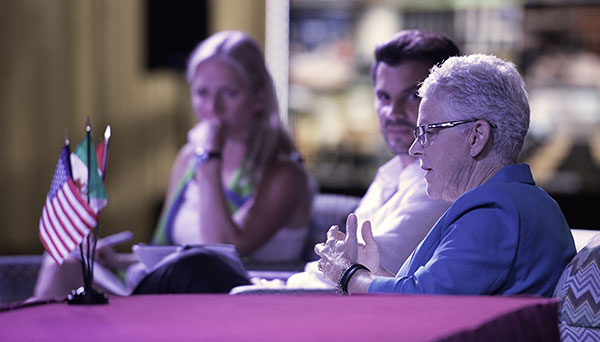 Council members speaking at the 23rd Council Session