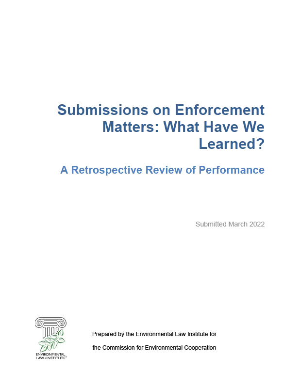 Submissions on Enforcement Matters: What Have We Learned?