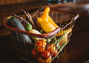 Basket of veggies