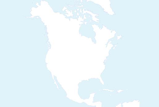 Map of North America