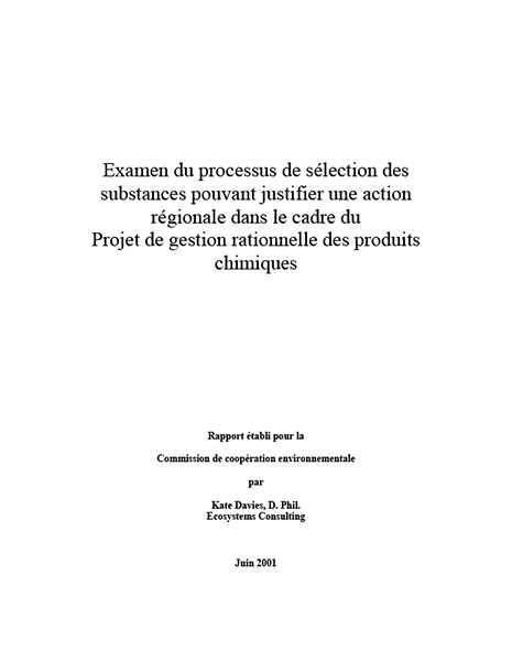 Sound Management of Chemicals Initiative