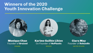 Winning solutions - Banner with all the 2020 YIC winners from the three countries