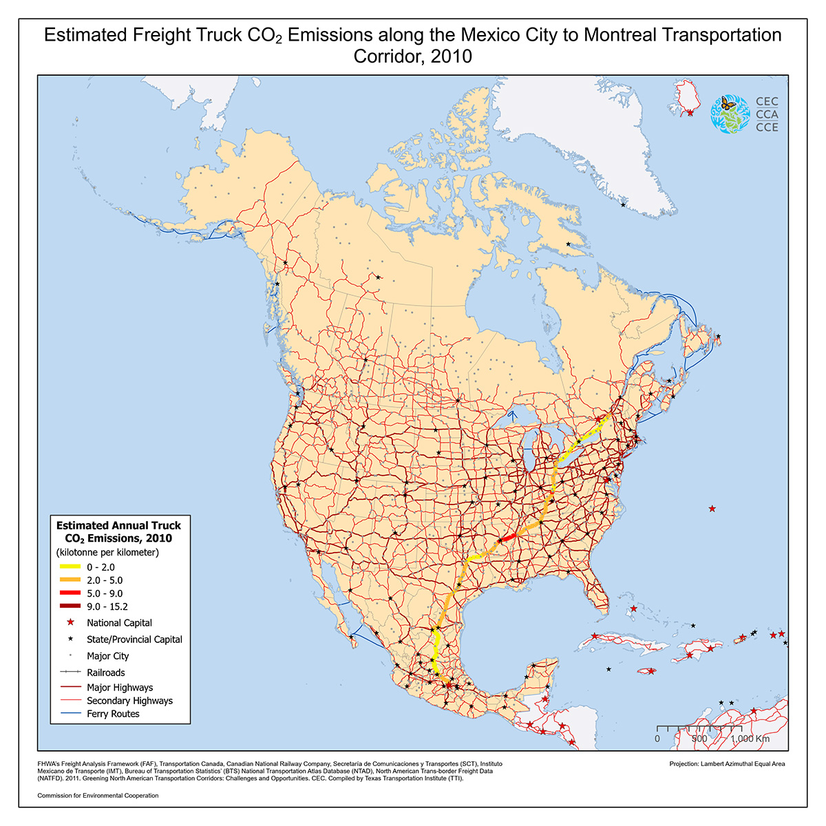 CEC Atlas Map