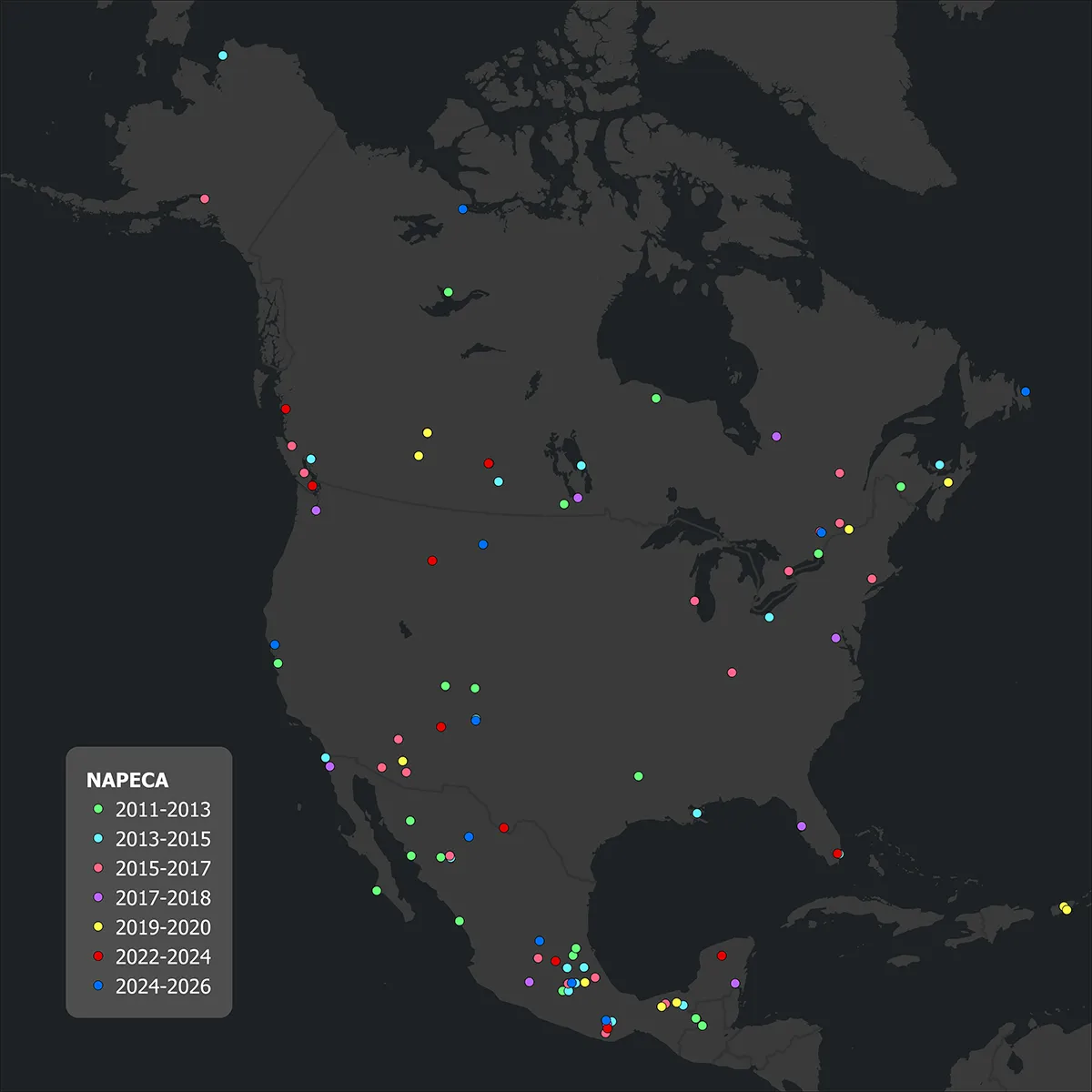 NAPECA Map
