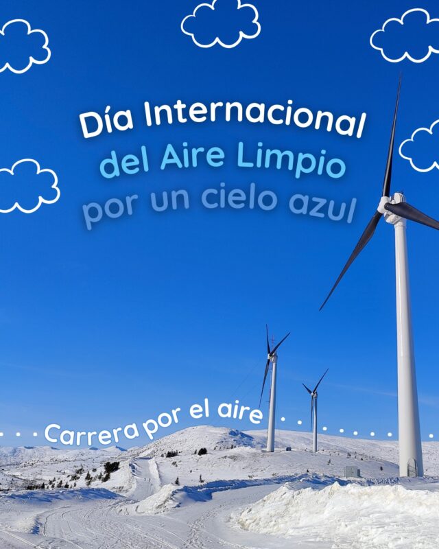 Este domingo celebramos el Día Internacional del Aire Limpio por un Cielo Azul ☁️🌬️💙
Con el tema “Carrera por el aire”, la celebración de este año destaca la necesidad indispensable de acelerar la búsqueda de soluciones y la actuación colectiva para garantizar un aire limpio para todos.
Invertir en aire limpio es fundamental porque:
✨ mejora la calidad de vida
👥 salva vidas
📈 fortalece la economía y
💡 abre las puertas a la innovación.
La CCA reconoce la importancia de garantizar un aire limpio para la salud humana. En este sentido, ha impulsado iniciativas que apoyan la transición de comunidades remotas hacia energías renovables y promueven el monitoreo comunitario de la calidad del aire.
Más información aquí:
👉Para mayores informes link en bio!